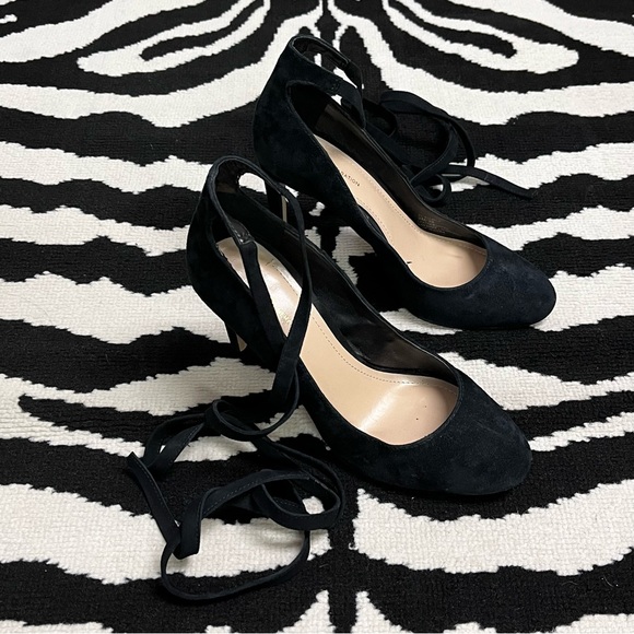 BCBGeneration Ellah-X Suede Laceup Heels Size 9/39 - Picture 7 of 12